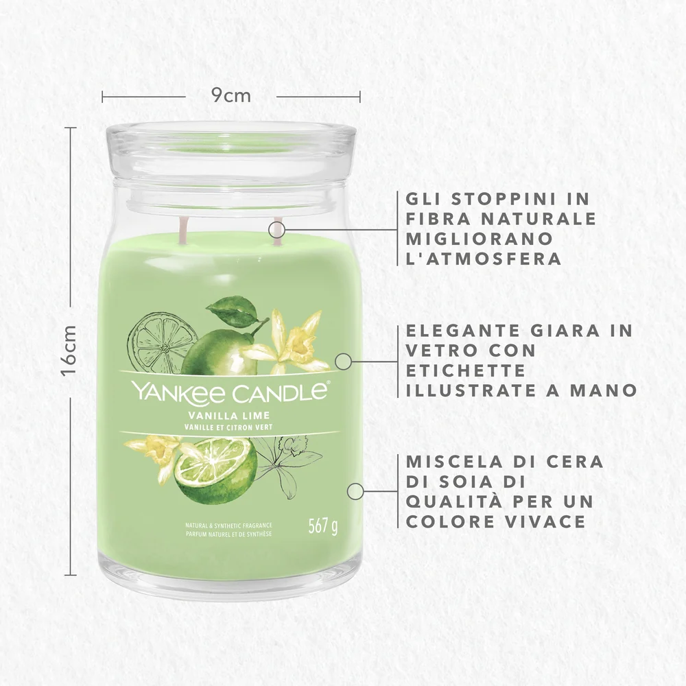 Yankee Candle Vanilla Lime Signature Grande a Lime Signature - Image 2