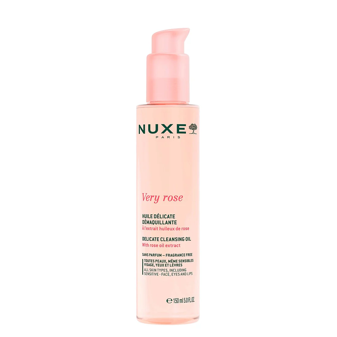 Nuxe Very Rose Huile Délicate Démaquillante 150 ml