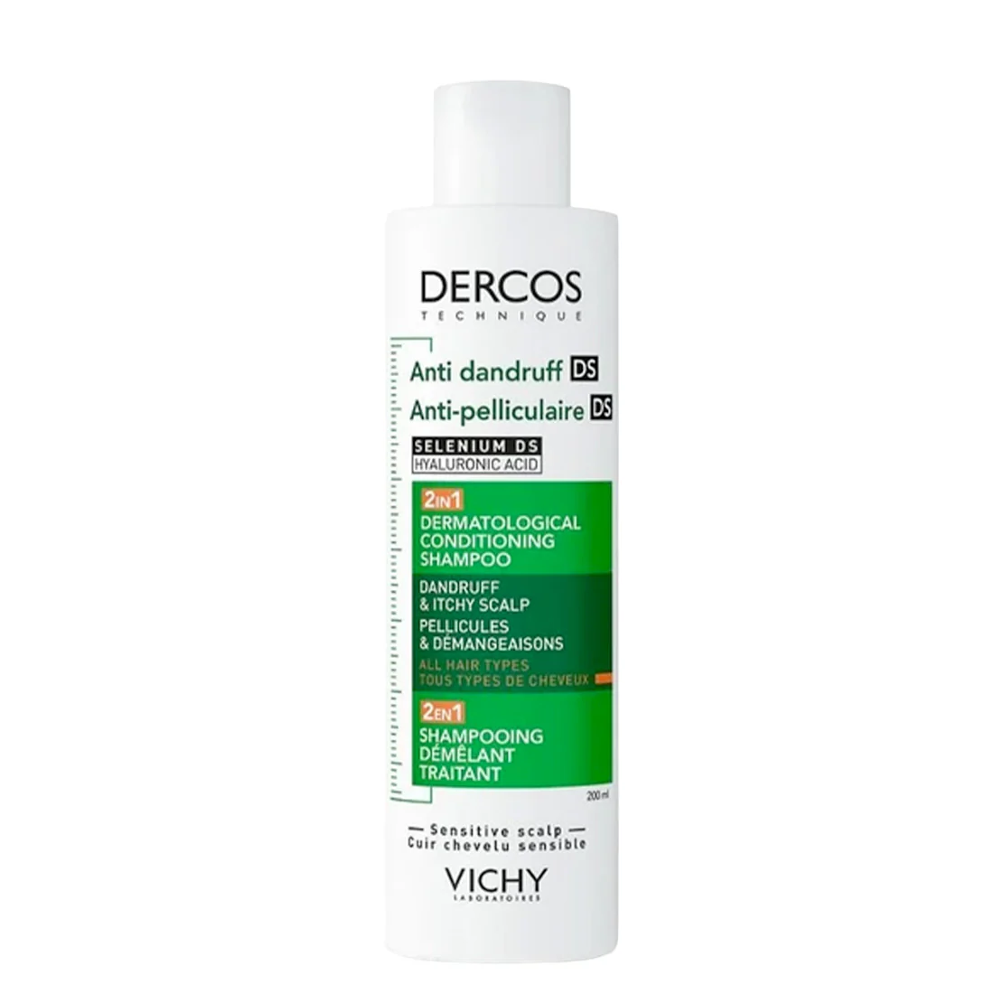VICHY Dercos Shampoo Anti-Forfora 2In1 Capelli Secchi 200Ml 200 ml