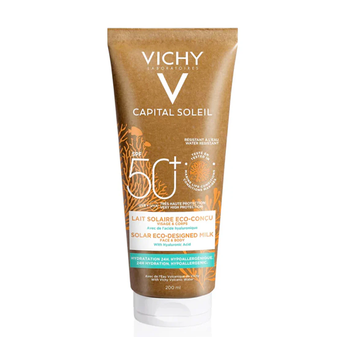 VICHY Ideal Soleil Latte Solare Eco-Sostenibile 200 ml
