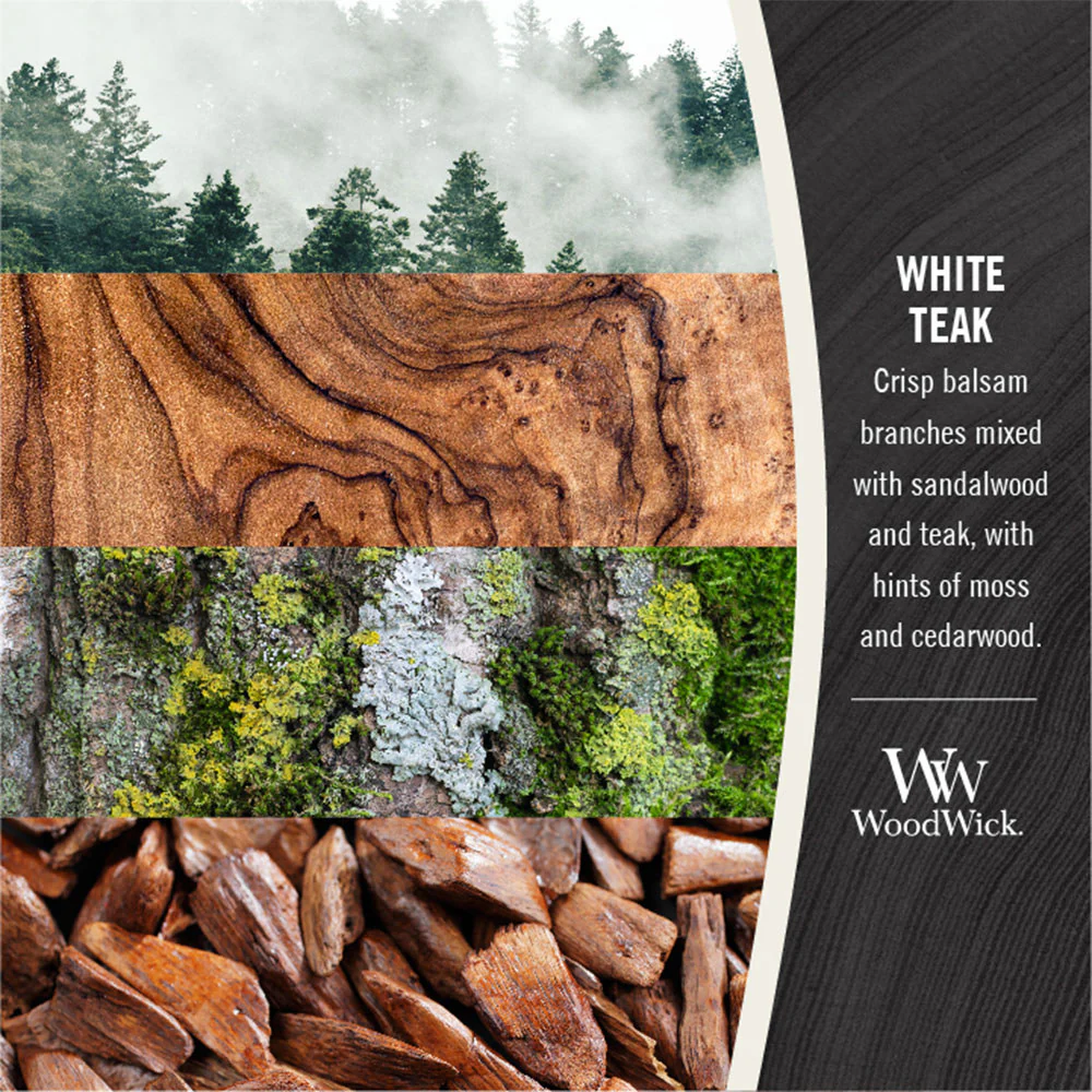 Woodwick White Teak Media  Teak - Image 4